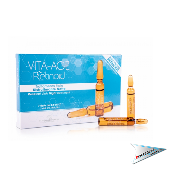 Bottega di Lunga Vita-VITA AGE RETINOID - TRATTAMENTO FIALE RISTRUTTURANTE NOTTE (Conf. 7 fiale da 2,5 ml)     